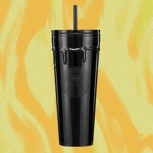 NEW Starbucks Halloween New Release 2024 Obsidian Ooze Cold Cup (24 oz)